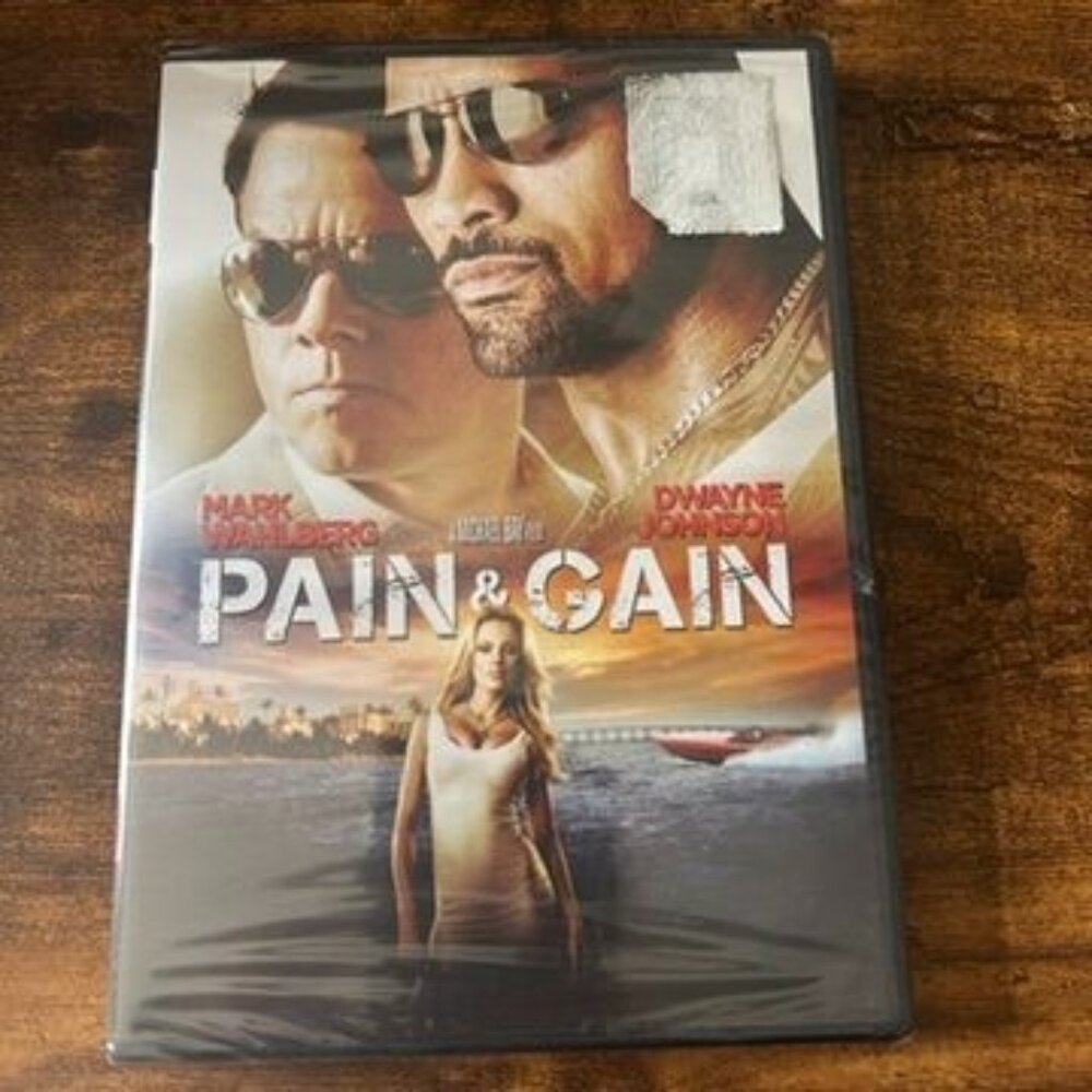 Pain & Gain DVD Starring Mark Wahlberg Dwayne Johnson Action Comedy NEW Sealed